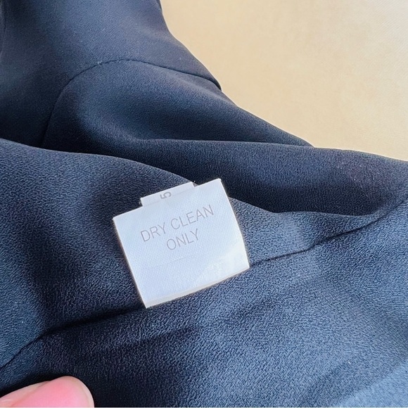 Kay Unger silk sleeveless polka dot ruffled hem dress - Picture 7 of 7